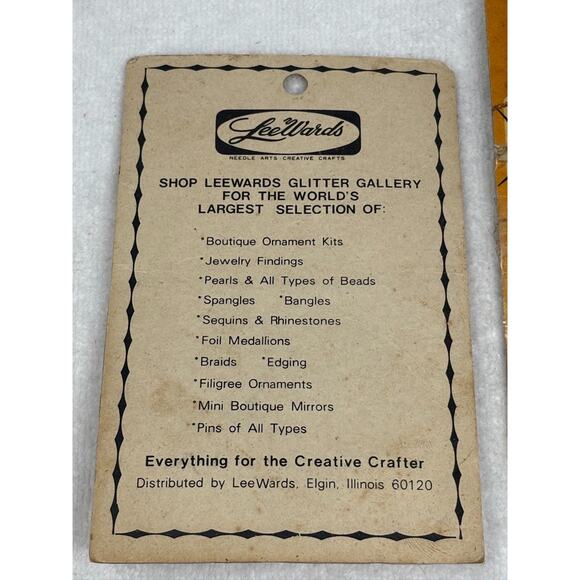 Vintage Miniature Wooden Angel Choir Christmas Ornaments Lot Lee Wards 6 NOS - Picture 4 of 4